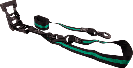 Erickson 05716 Tie-Down Straps - Ratchet - 1-1/2" x 8' - Black | ATV/UTV/Off-Road