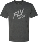 Fly Brawl Tee Charcoal 2x - Cycle City Outdoors