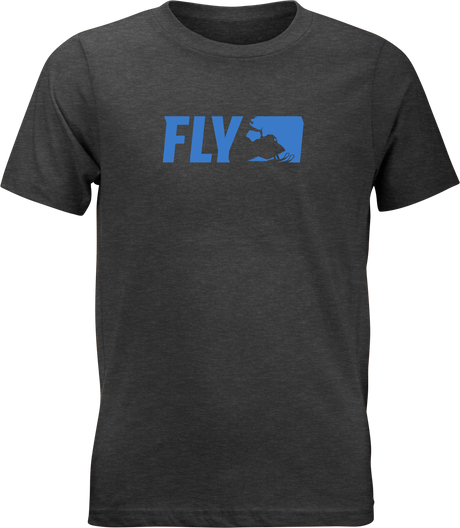 Fly Youth Primary Tee Charcoal Yl - Cycle City Outdoors
