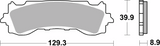 SBS HS Series Sintered Front Brake Pads - 952HS (Honda Gold Wing 2018–2024)