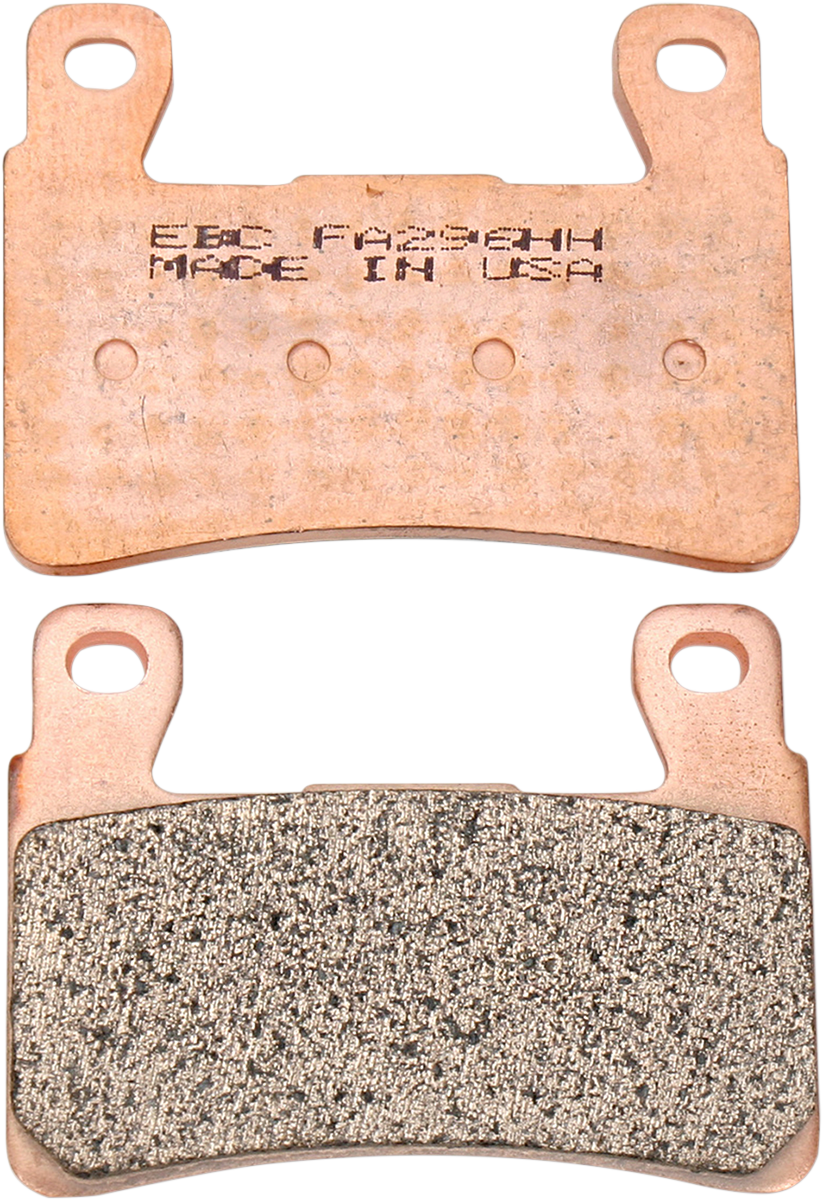 EBC FA-HH Series Sintered Front Brake Pads - FA296HH (Harley-Davidson / Honda / Kawasaki / Hyosung 1999–2024)
