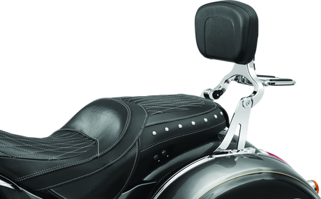 Kuryakyn Fixed Mounts Multi-Purpose Driver & Passenger Backrest 14-22 Indian Models Chrome - Cycle City Outdoors
