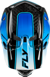 Werx R Flow Carbon Helmet Black Carbon/Blue/White Sm