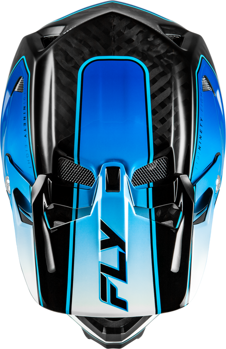 Werx R Flow Carbon Helmet Black Carbon/Blue/White Xl