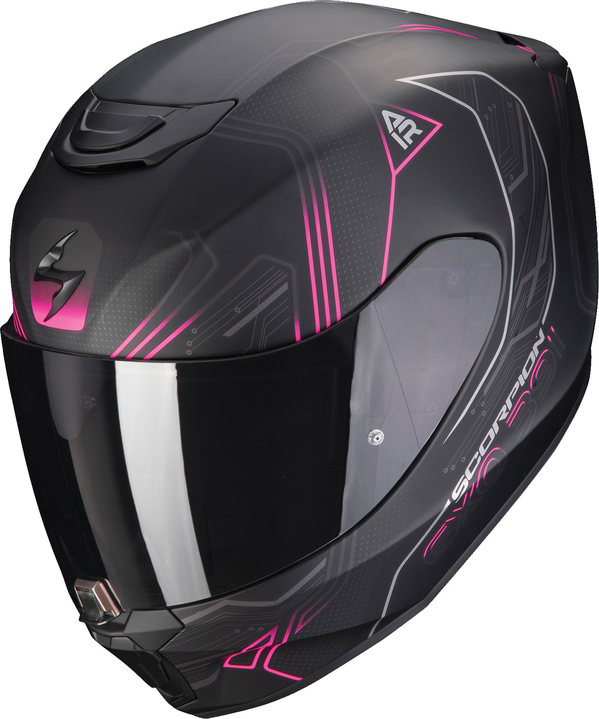 Scorpion - Exo R330 Full Face Helmet Bendr White/Pink Sm