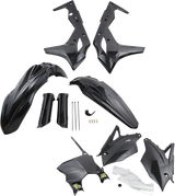 Cycra 1CYC-9319-12 Body Kit - Powerflow - Black - Kawasaki - KX '17-'20 | Off-Road