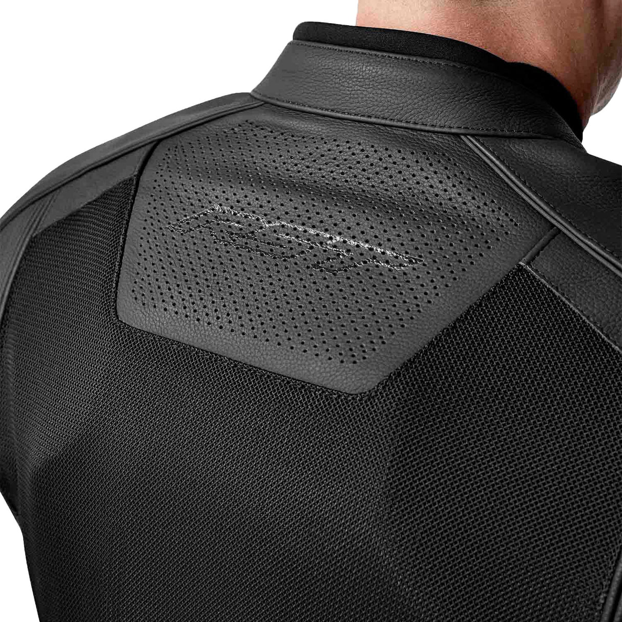RST S1 D3O Mesh Leather Jacket Black