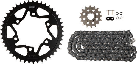 VORTEX CK6355 Chain and Sprocket Kit - HFRS - Black - Suzuki GSX-R1000 | Street