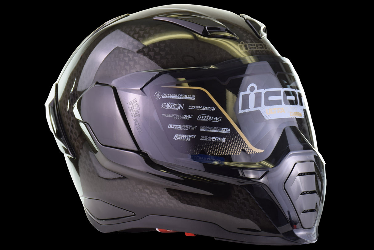 ICON Ultraflite™ Helmet - Carbon - MIPS® - Black