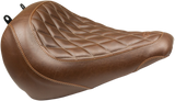 MUSTANG Seat - Wide Tripper* Solo - without Backrest - Diamond - Brown 83023