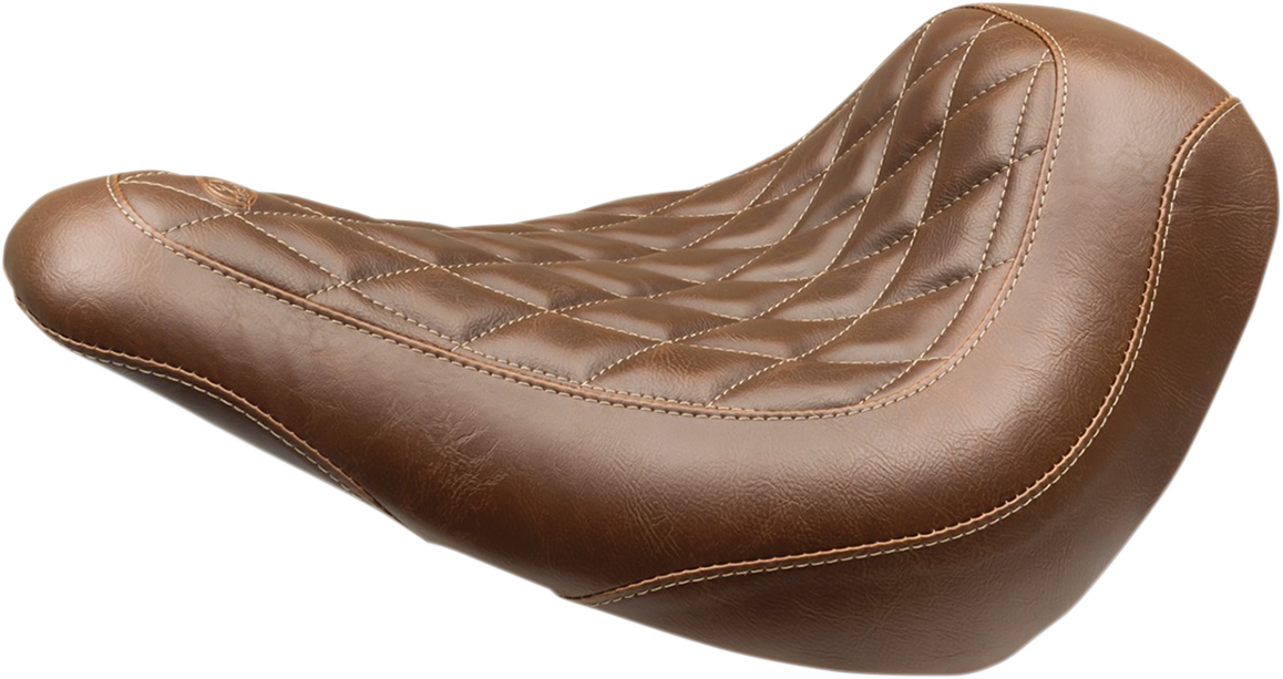MUSTANG Seat - Wide Tripper* Solo - without Backrest - Diamond - Brown 83041
