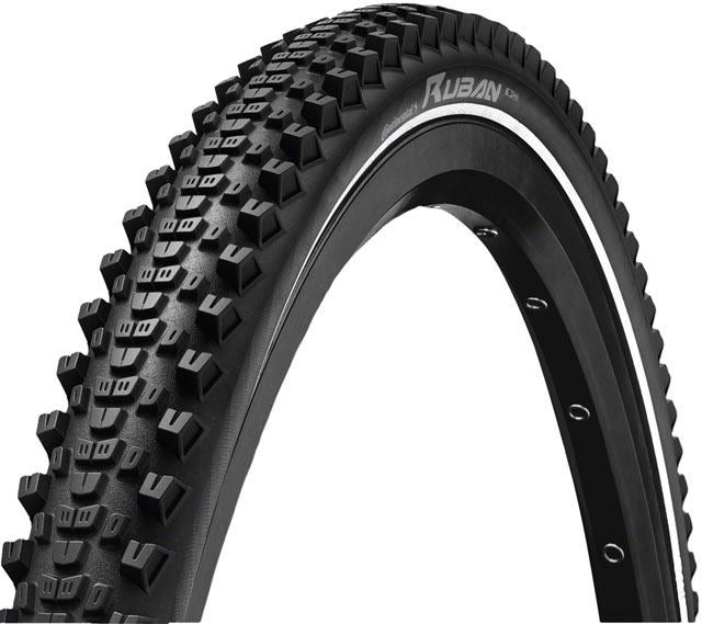 Continental Ruban E-Bike Tire – 29 x 2.10 | Clincher, Wire Bead, Black/Reflex, PureGrip