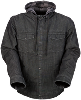 Z1R Timber Denim Shirt - Black/Gray - Medium 2840-0075