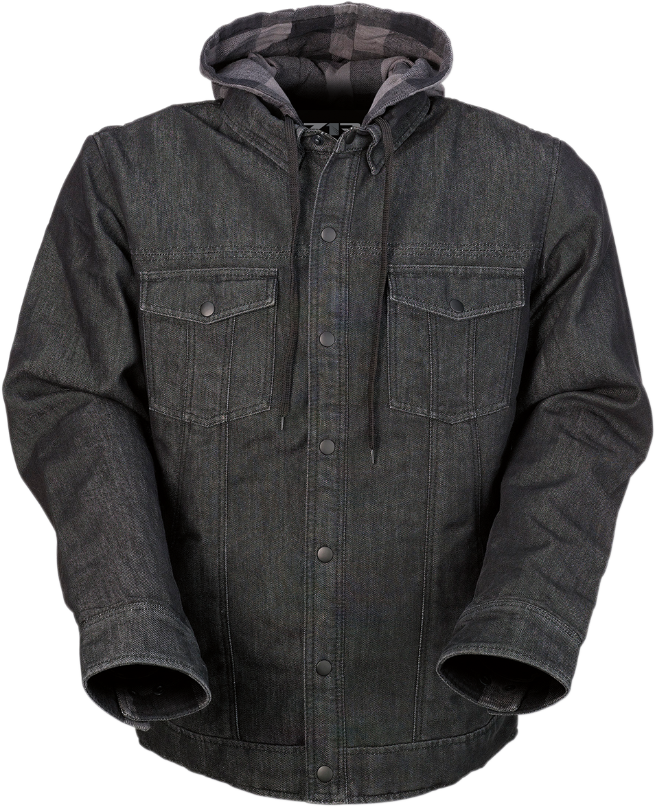 Z1R Timber Denim Shirt - Black/Gray - 2XL 2840-0078