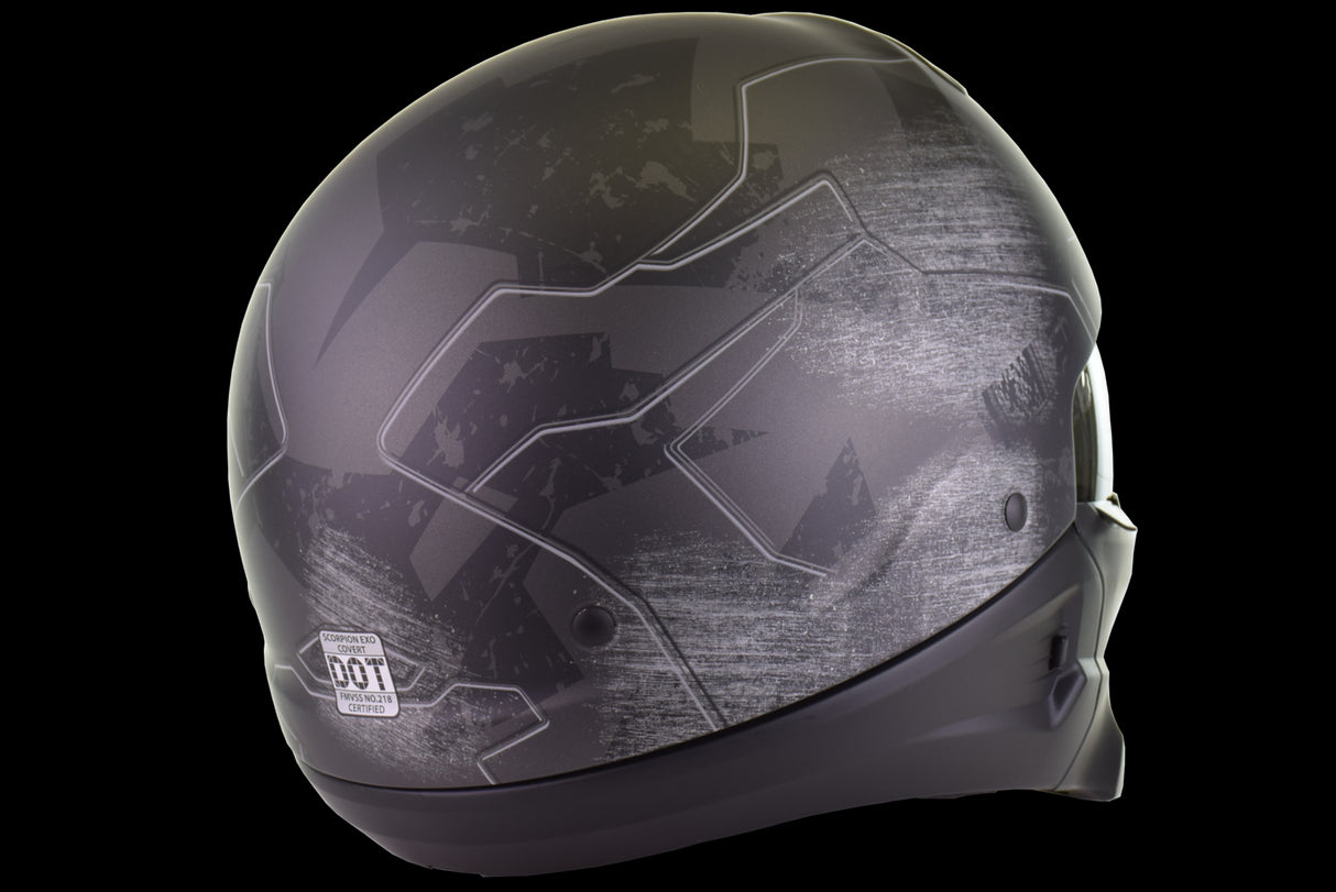 ScorpionEXO - Covert Solid Helmet - Matte Black - XL (open box)