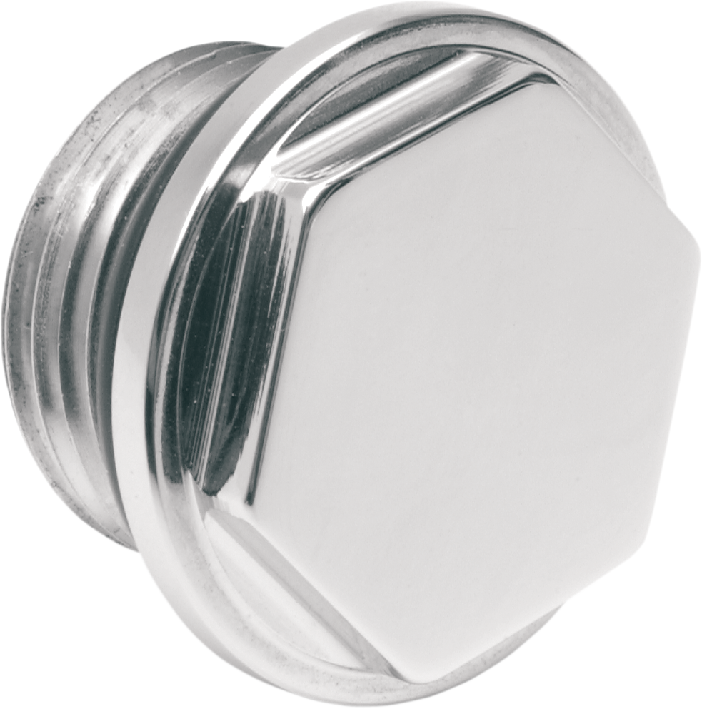 DRAG SPECIALTIES Fuel Tank Outlet Plug - Chrome L22-0044 - Cycle City Outdoors