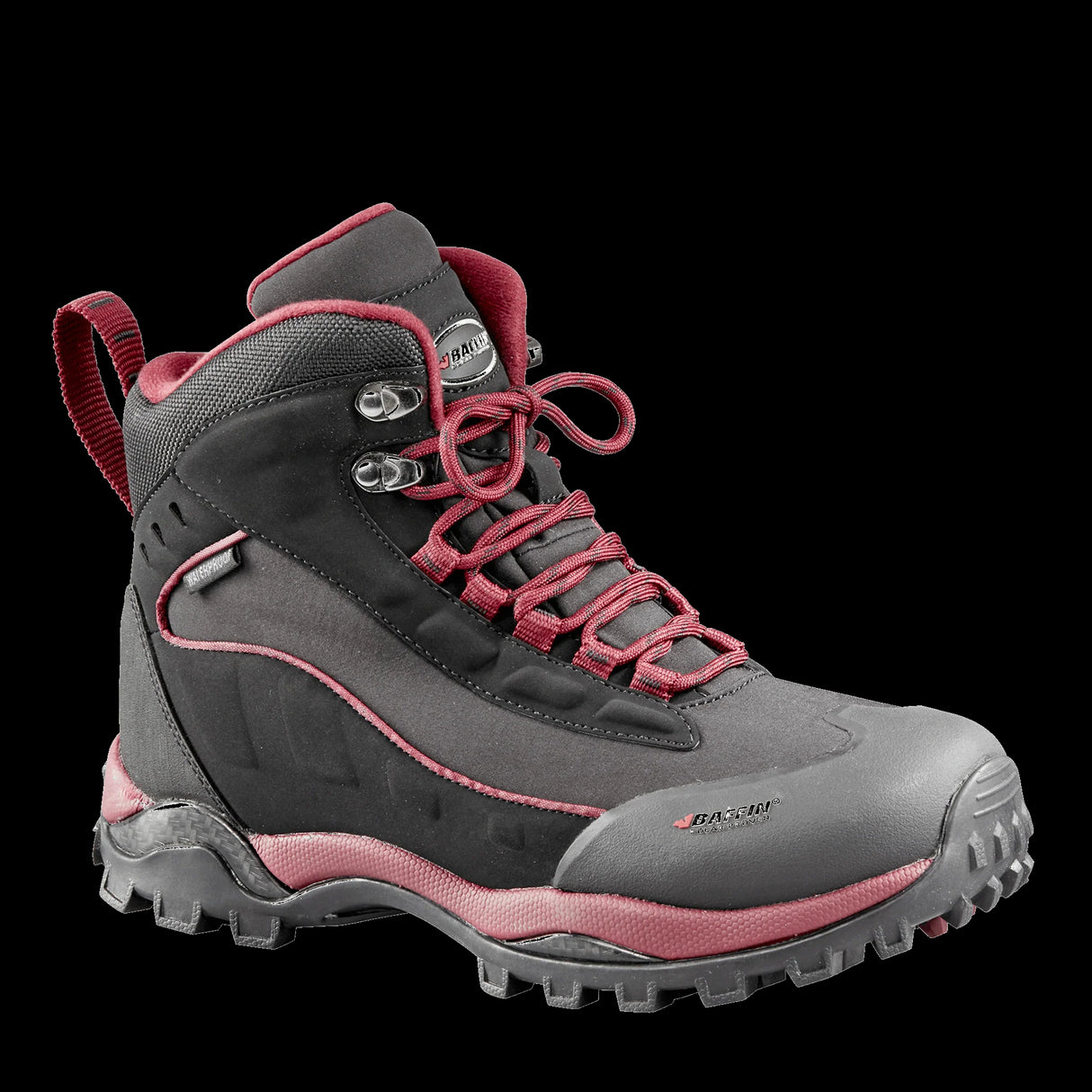 Baffin - Women's Hike Boot Black/Sangria