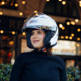 Shoei J-Cruise 3 Open-Face Motorcycle Helmet | AIM Shell, Multi-Density EPS & Integrated Spoiler