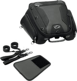 Saddlemen Sport Tunnel Motorcycle Tail Bag | Standard, Expandable Pockets & Integrated Rain Cover