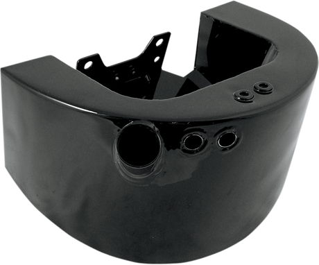 DRAG SPECIALTIES Side Fill Oil Tank - Gloss Black - 00'-17' Softail 76366B - Cycle City Outdoors