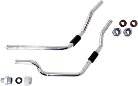DRAG SPECIALTIES Oil Filter Line Kit - Chrome - Touring 74914 - Cycle City Outdoors