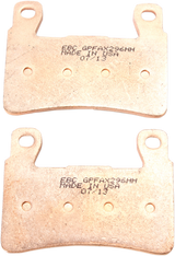 EBC GPFAX-HH Series Sintered Front Brake Pads - GPFAX296HH (Honda CB1000R / Kawasaki ZX 636R Ninja 1999–2019)