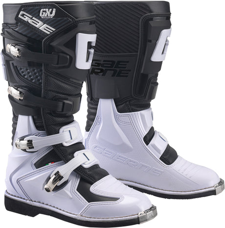 Gx J Boots Black/White Sz 04