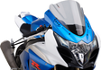 Puig Hi-Tech Parts 4933H Race Windscreen - 14-1/4" - Smoke - GSXR1000 | Street