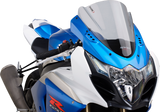 Puig Hi-Tech Parts 4933H Race Windscreen - 14-1/4" - Smoke - GSXR1000 | Street
