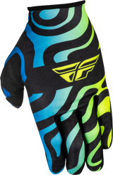 Lite Zen Gloves Black/Blue/Hi Vis 3x - Cycle City Outdoors