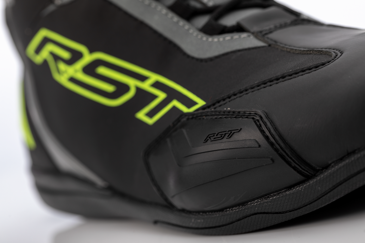 Sabre Moto Shoe Ce Boot Blk/Gry/Flo Yellow Sz 13
