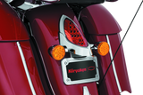 Kuryakyn L.E.D. Curved License Plate Frame Indian Chrome - Cycle City Outdoors
