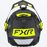 FXR Youth Clutch-X Helmet w/ Dual Shield | Black/HiVis | Sizes YL, YXL