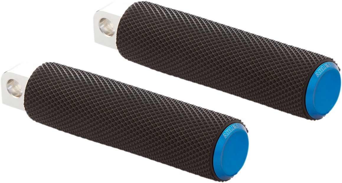 ARLEN NESS Passenger Knurled Footpegs - Blue - FL/FX '18-'23 07-951