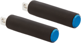 ARLEN NESS Passenger Knurled Footpegs - Blue - FL/FX '18-'23 07-951