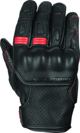Speed and Strength Twist of Fate Leather Gloves Black/Red - 2XL - Cycle City Outdoors