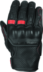 Speed and Strength Twist of Fate Leather Gloves Black/Red - 2XL - Cycle City Outdoors