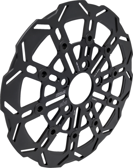 SBS Brake Rotor Designed by Kodlin, Rear - 7145E-B (Harley-Davidson FXDB Street Bob / FXDF Fat Bob / FLD Switchback 2004–2025)