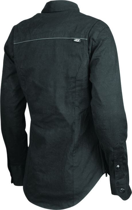 Speed and Strength Speed Society Armored Moto Shirt Black Womens - XS - Cycle City Outdoors