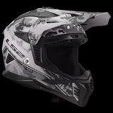 LS2 - Gate II Carbine Motocross Helmet Tonal Gray Black