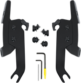 MEMPHIS SHADES Fats/Slim Windshield Trigger Lock Complete Mount Kit - Black - FLSL MEB2051