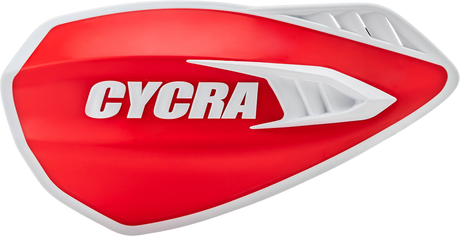 Cycra 1CYC-0056-343 Cyclone Handguards - Red/White | Off-Road