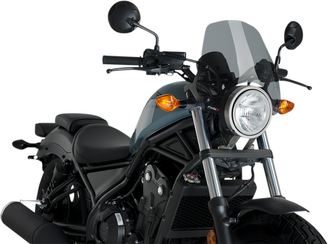 Puig Hi-Tech Parts 3829H New Generation Windscreen - Smoke - Rebel | Street