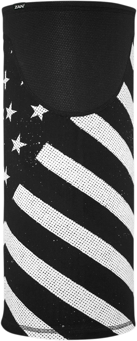 ZAN HEADGEAR Motley Tube? SportFlex? Windproof Tube - Black/White Flag TW091