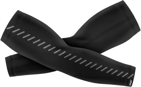 ZAN HEADGEAR SportFlex* Reflective Arm Sleeves - Black - Large AL114RLG