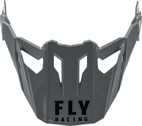 Trekker Solid Helmet Visor Grey - Cycle City Outdoors