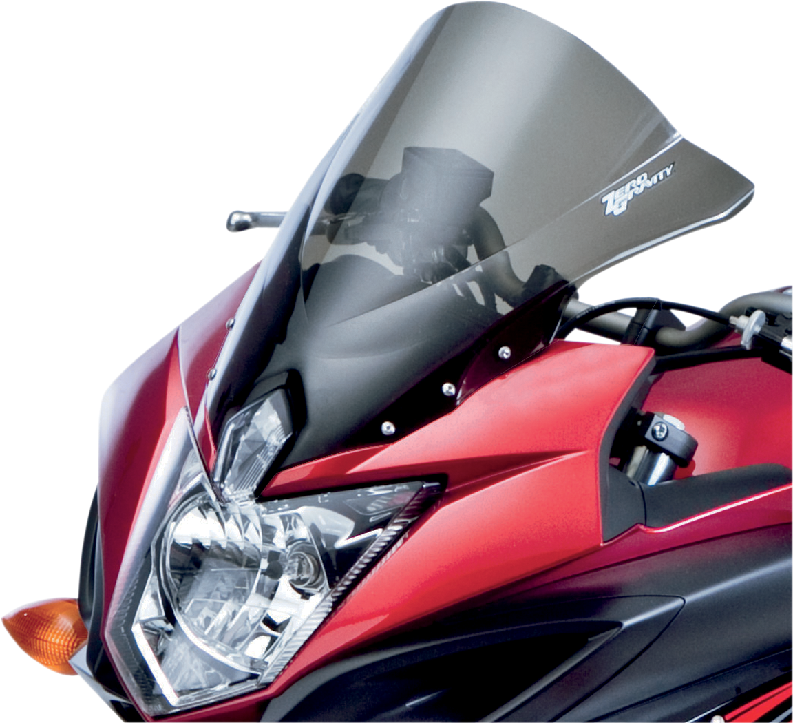 Zero Gravity 16-523-02 Double Bubble Windscreen - Smoke - FZ6R | Street