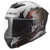 LS2 Rapid III Full Face Street Helmet | Dreamcatcher | Chameleon White | XS–3XL | 820-1231