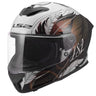 LS2 Rapid III Full Face Street Helmet | Dreamcatcher | Chameleon White | XS–3XL | 820-1231