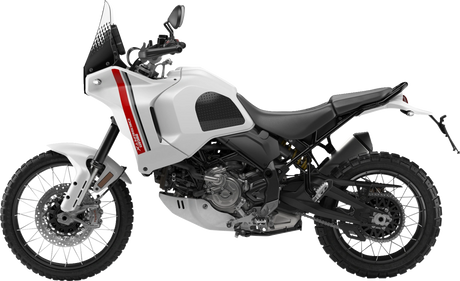 STOMPGRIP 55-10-0198B Tank Grips - Volcano - Black - Ducati - DesertX '22-'25 | Street